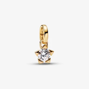 (kép) Pandora Talisman Lab-grown Diamond Star Pendant 0.25 carat tw 14k Gold - 352870C01