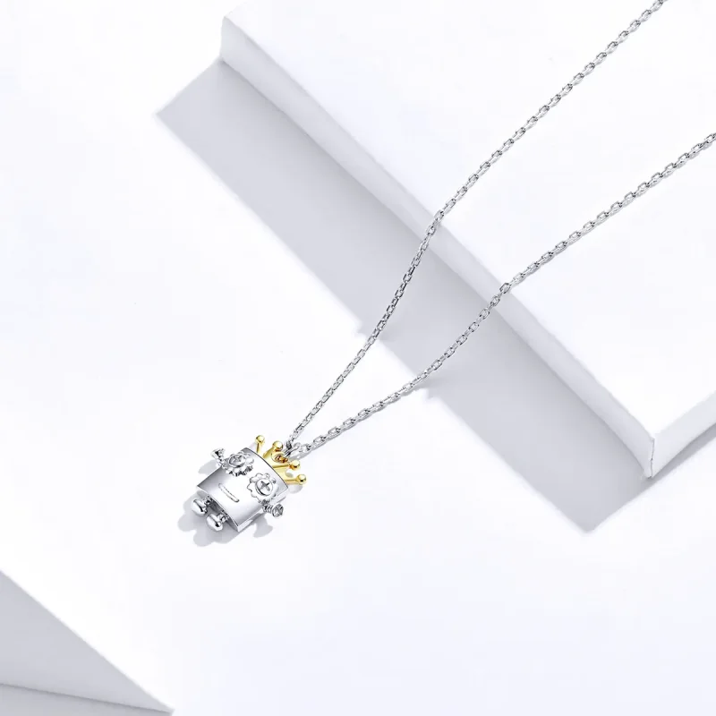 (kép) PANDORA típusú a robot királya collier nyaklánc - SCN387 - Megtekintés 4
