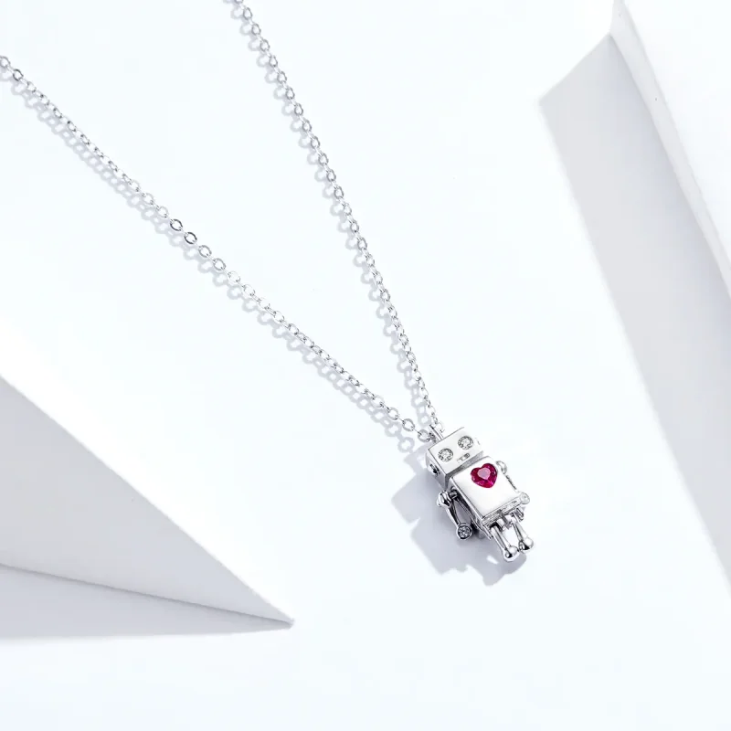 (kép) PANDORA típusú a szerelem robotja collier nyaklánc - SCN388 - Megtekintés 4