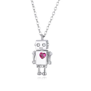 (kép) PANDORA típusú a szerelem robotja collier nyaklánc - SCN388