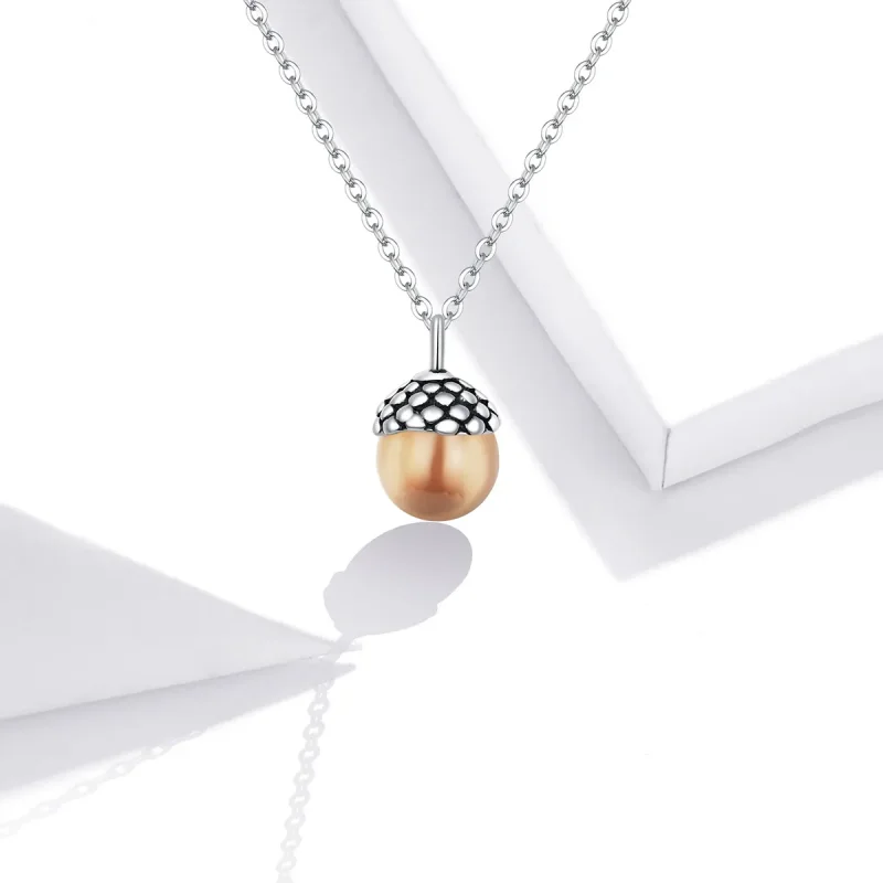 (kép) PANDORA típusú a tölgyfa ragyogó gyümölcse collier nyaklánc - SCN414 - Megtekintés 5