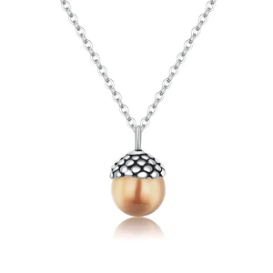 (kép) PANDORA típusú a tölgyfa ragyogó gyümölcse collier nyaklánc - SCN414
