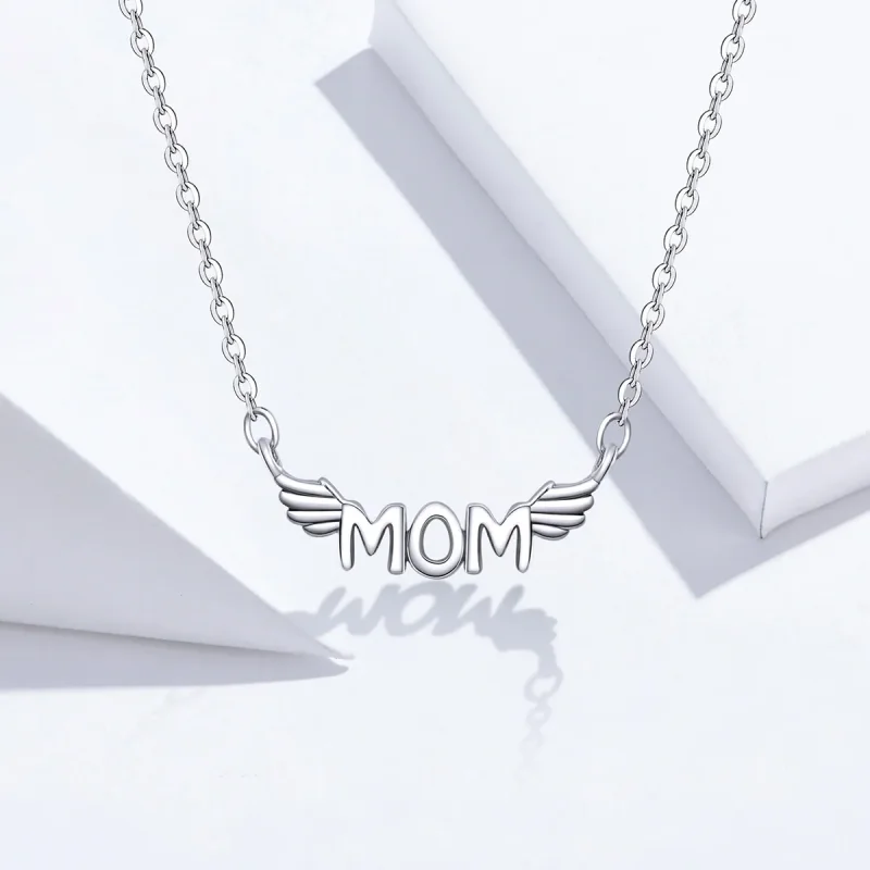(kép) PANDORA típusú anyám az őrangyalom collier nyaklánc - SCN397 - Megtekintés 2
