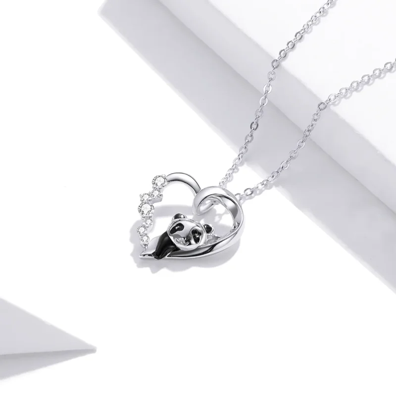 (kép) PANDORA típusú aranyos kis panda collier nyaklánc - SCN453 - Megtekintés 2