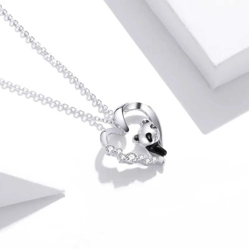 (kép) PANDORA típusú aranyos kis panda collier nyaklánc - SCN453 - Megtekintés 3