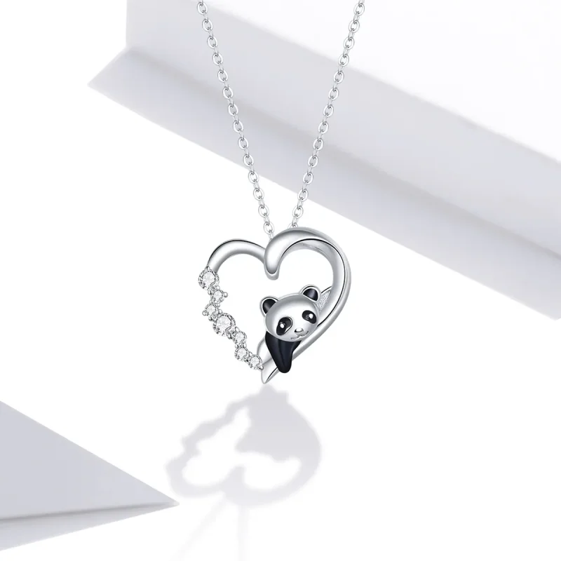 (kép) PANDORA típusú aranyos kis panda collier nyaklánc - SCN453 - Megtekintés 5