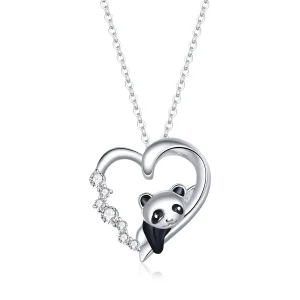 PANDORA típusú aranyos kis panda collier nyaklánc - SCN453 (kép) PANDORA típusú aranyos kis panda collier nyaklánc - SCN453