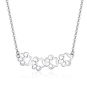 PANDORA típusú aranyos mancs collier nyaklánc - SCN346 (kép) PANDORA típusú aranyos mancs collier nyaklánc - SCN346