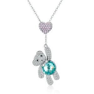 PANDORA típusú aranyos medve collier nyaklánc - SCN271 (kép) PANDORA típusú aranyos medve collier nyaklánc - SCN271