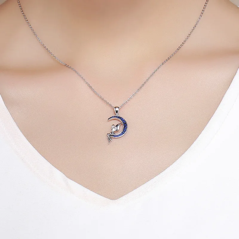 (kép) PANDORA típusú az éjszaka tündére collier nyaklánc - SCN244 - Megtekintés 3