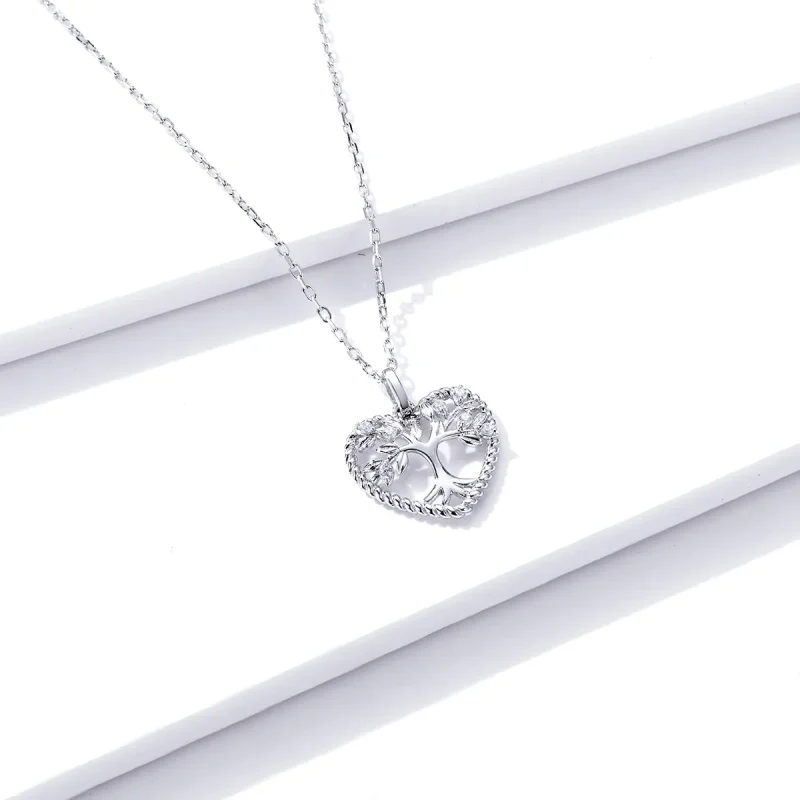 (kép) PANDORA típusú az élet fája collier nyaklánc - BSN176 - Megtekintés 3