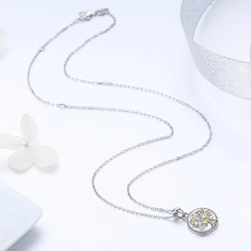 (kép) PANDORA típusú az élet fája collier nyaklánc - SCN296 - Megtekintés 5