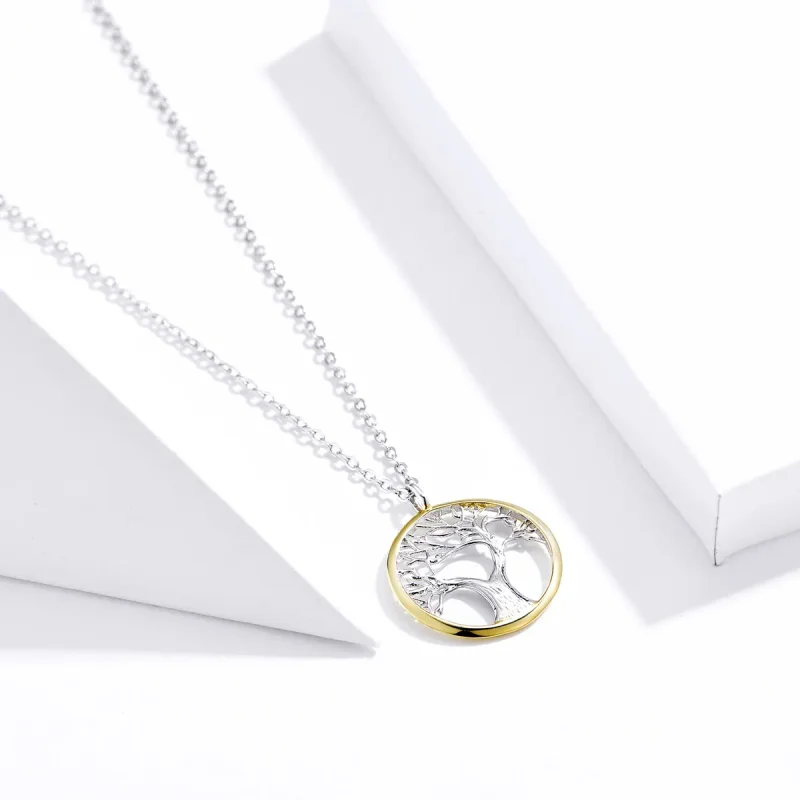 (kép) PANDORA típusú az élet fája collier nyaklánc - SCN367 - Megtekintés 3