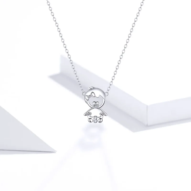 (kép) PANDORA típusú baba collier nyaklánc - SCN368 - Megtekintés 5