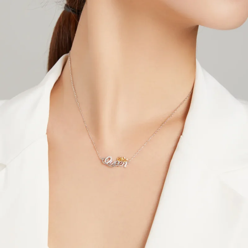 (kép) PANDORA típusú bicolor királynő collier nyaklánc - SCN435 - Megtekintés 6
