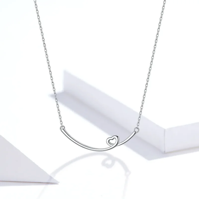 (kép) PANDORA típusú boldog mosolyt collier nyaklánc - SCN381 - Megtekintés 5