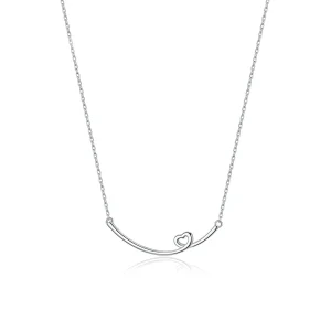 (kép) PANDORA típusú boldog mosolyt collier nyaklánc - SCN381