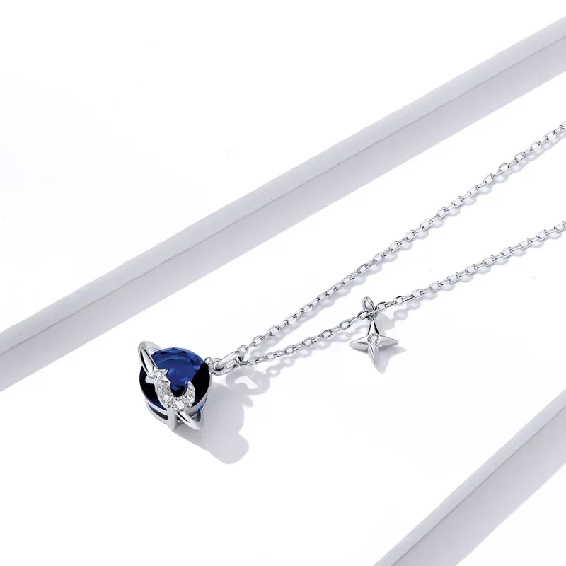 (kép) PANDORA típusú bolygó collier nyaklánc - BSN166 - Megtekintés 2