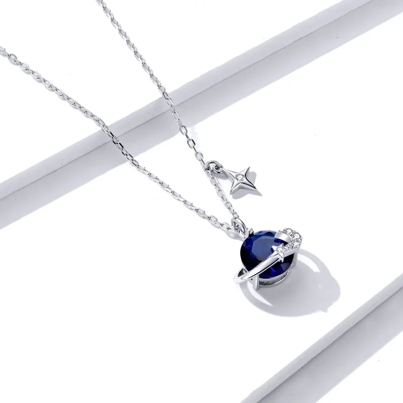 (kép) PANDORA típusú bolygó collier nyaklánc - BSN166 - Megtekintés 3