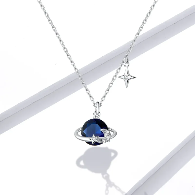 (kép) PANDORA típusú bolygó collier nyaklánc - BSN166 - Megtekintés 5