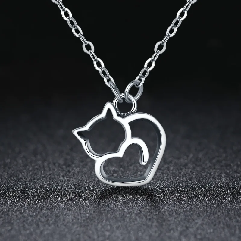(kép) PANDORA típusú buta macska collier nyaklánc - SCN188 - Megtekintés 3