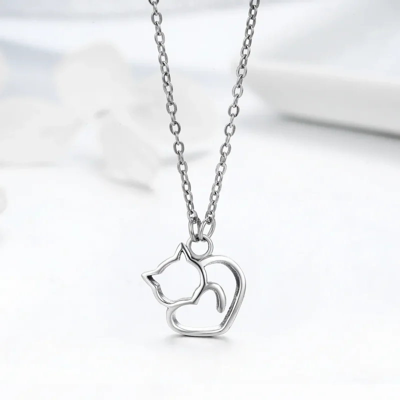 (kép) PANDORA típusú buta macska collier nyaklánc - SCN188 - Megtekintés 4