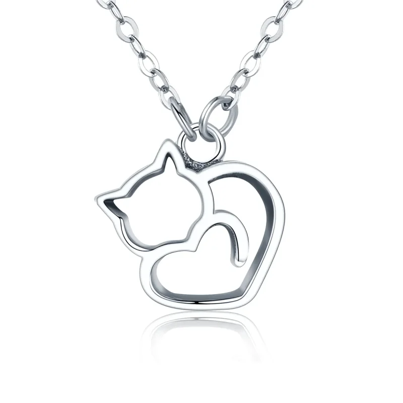 (kép) PANDORA típusú buta macska collier nyaklánc - SCN188