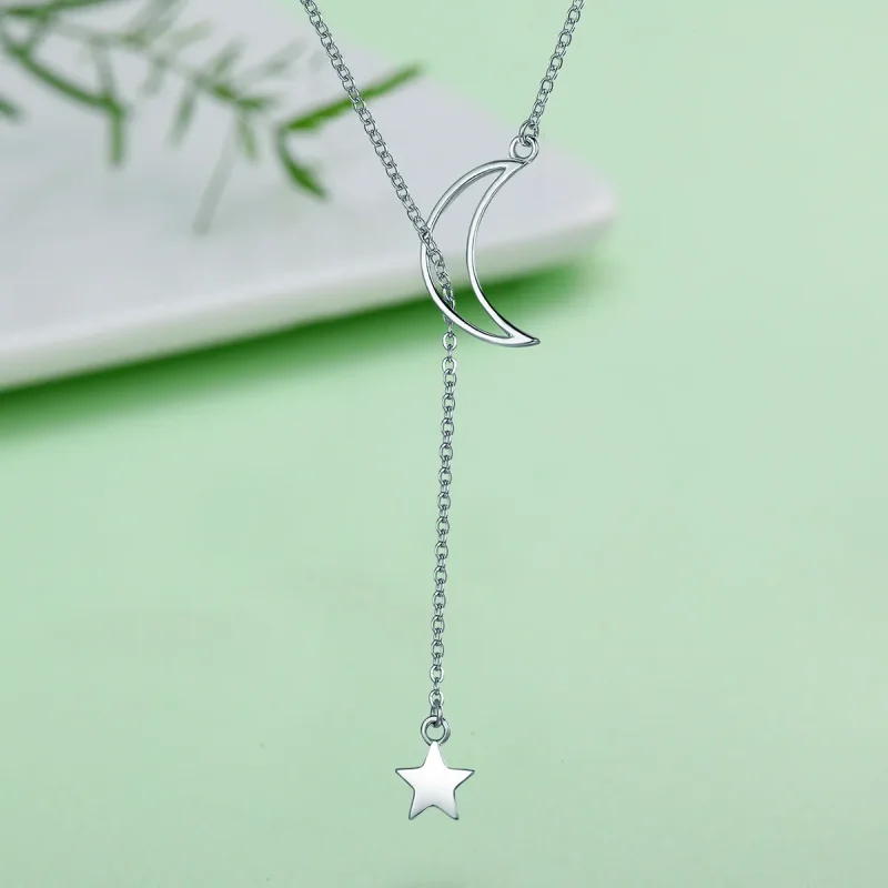 (kép) PANDORA típusú csillag és hold tündér collier nyaklánc - SCN108 - Megtekintés 4