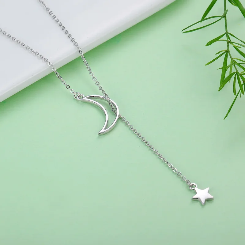(kép) PANDORA típusú csillag és hold tündér collier nyaklánc - SCN108 - Megtekintés 6