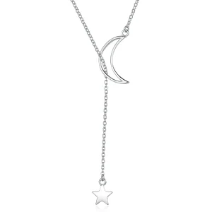 (kép) PANDORA típusú csillag és hold tündér collier nyaklánc - SCN108