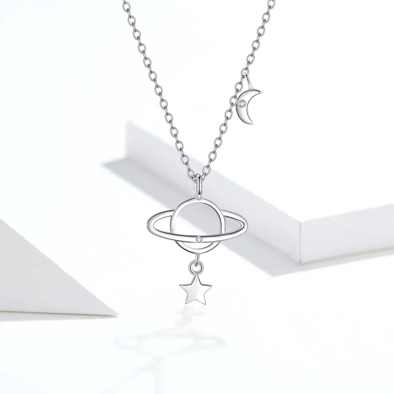 (kép) PANDORA típusú csillagközi collier nyaklánc - SCN349 - Megtekintés 5
