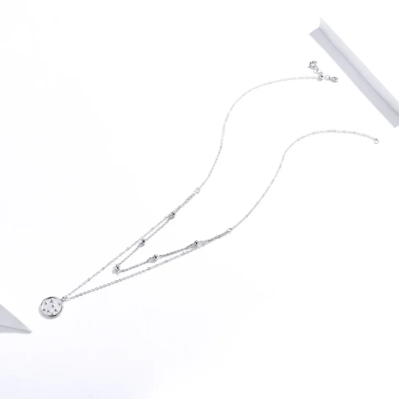 (kép) PANDORA típusú csillagos collier nyaklánc - SCN365 - Megtekintés 2