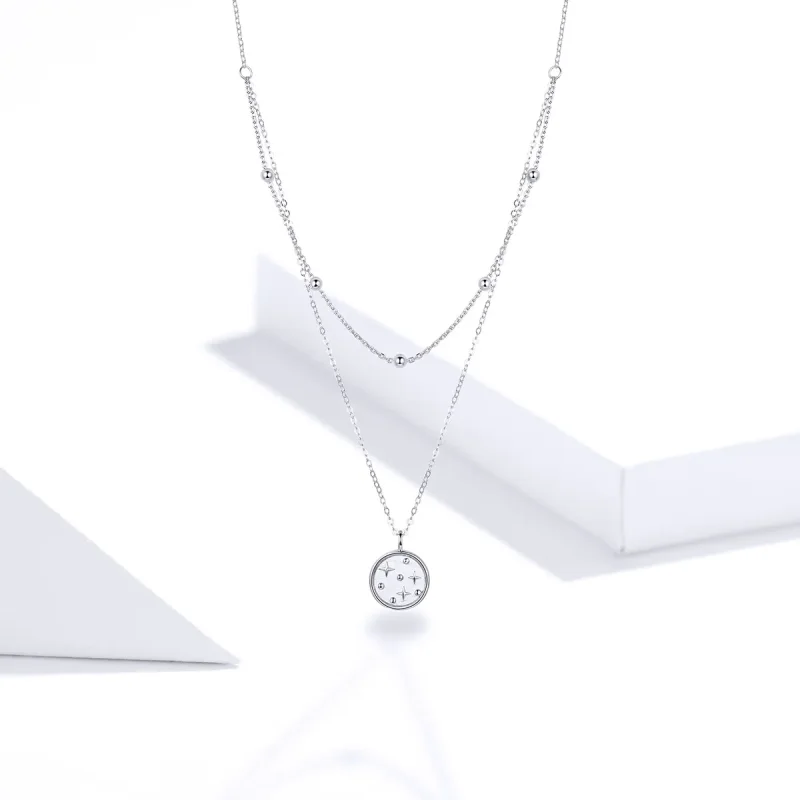 (kép) PANDORA típusú csillagos collier nyaklánc - SCN365 - Megtekintés 5