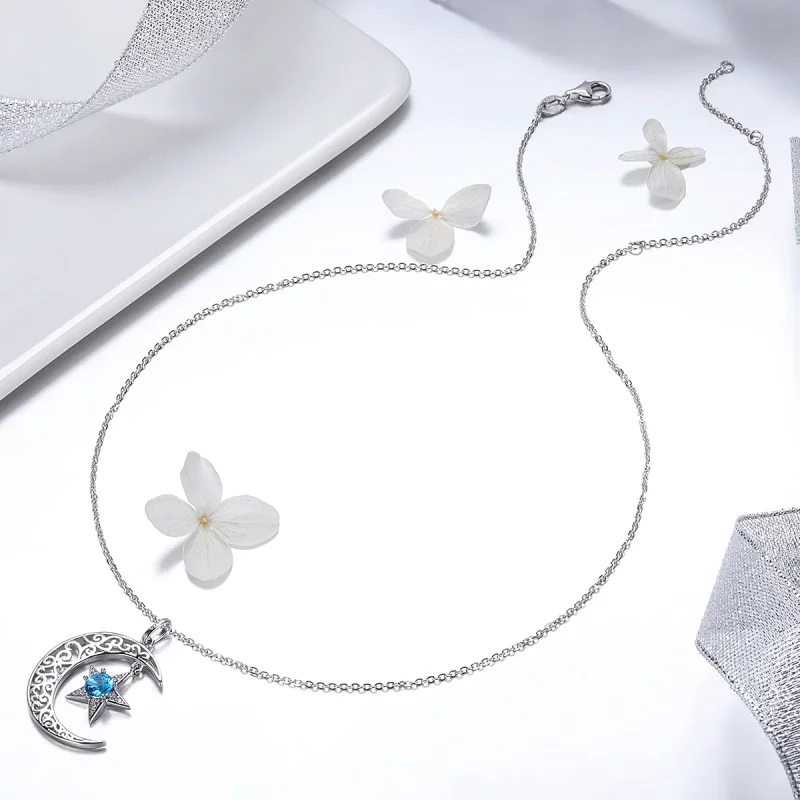 (kép) PANDORA típusú csillagos égbolt collier nyaklánc - SCN278 - Megtekintés 5