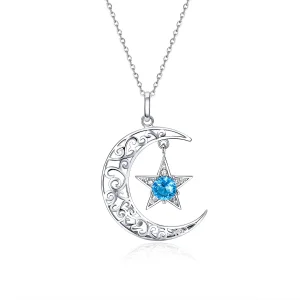 (kép) PANDORA típusú csillagos égbolt collier nyaklánc - SCN278