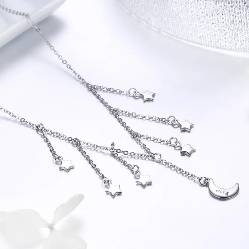 (kép) PANDORA típusú csillagos égbolt collier nyaklánc - SCN301 - Megtekintés 4