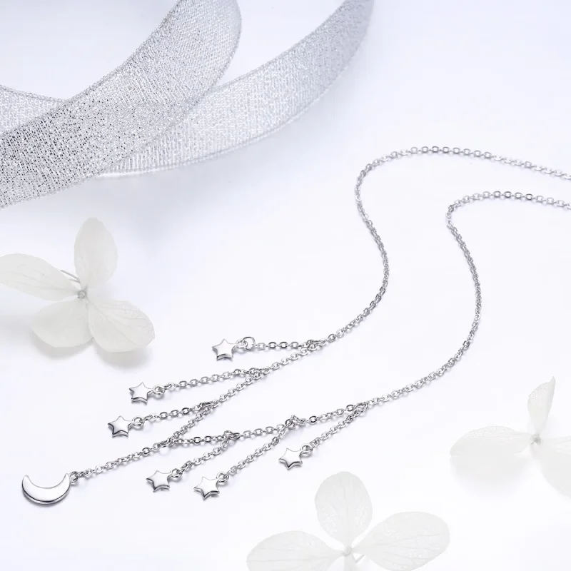 (kép) PANDORA típusú csillagos égbolt collier nyaklánc - SCN301 - Megtekintés 5