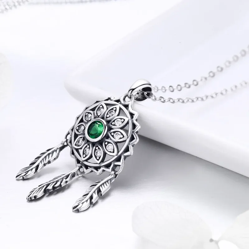 (kép) PANDORA típusú dreamcatcher collier nyaklánc - SCN263 - Megtekintés 2