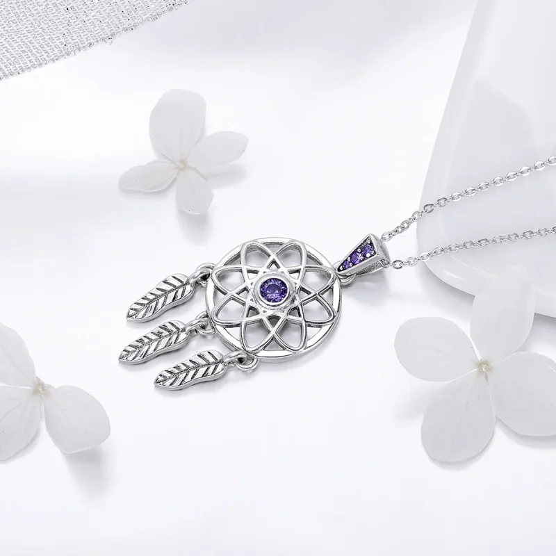 (kép) PANDORA típusú dreamcatcher collier nyaklánc - SCN279 - Megtekintés 2