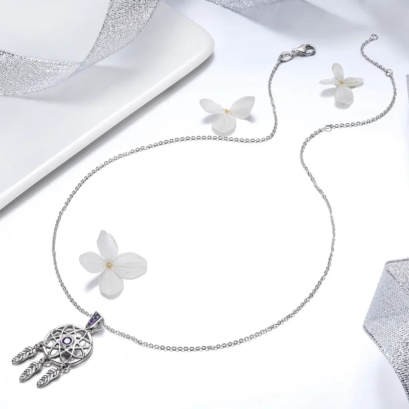 (kép) PANDORA típusú dreamcatcher collier nyaklánc - SCN279 - Megtekintés 5