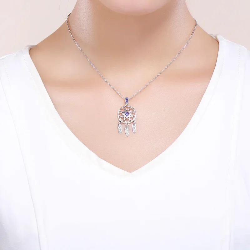 (kép) PANDORA típusú dreamcatcher collier nyaklánc - SCN279 - Megtekintés 6