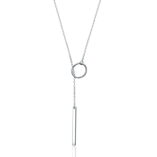 (kép) PANDORA típusú egyszerű collier nyaklánc - SCN304