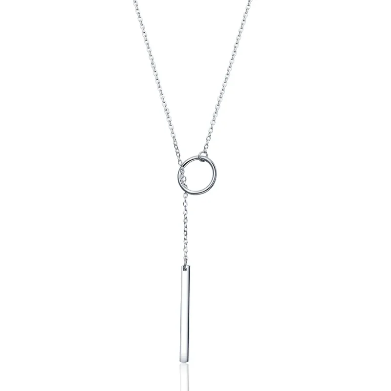 (kép) PANDORA típusú egyszerű collier nyaklánc - SCN304