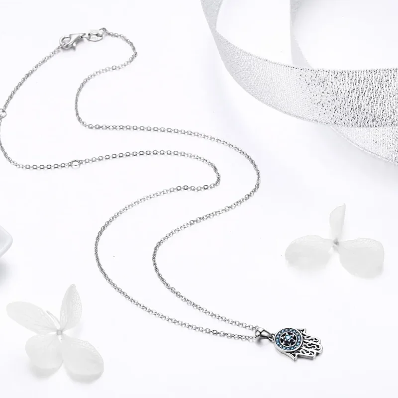(kép) PANDORA típusú fatima őrző-védő collier nyaklánc - SCN264 - Megtekintés 5