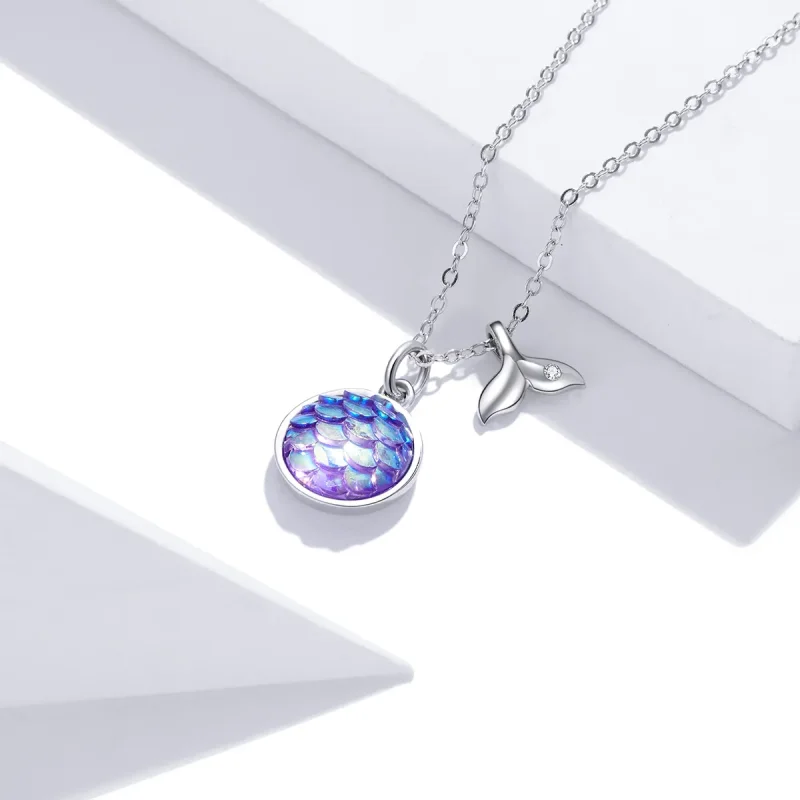 (kép) PANDORA típusú fishtail skála collier nyaklánc - SCN448 - Megtekintés 3
