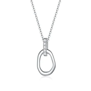 PANDORA típusú geometriai collier nyaklánc - SCN440 (kép) PANDORA típusú geometriai collier nyaklánc - SCN440