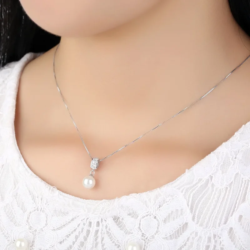 (kép) PANDORA típusú gyöngyszem collier nyaklánc - SCN030 - Megtekintés 2
