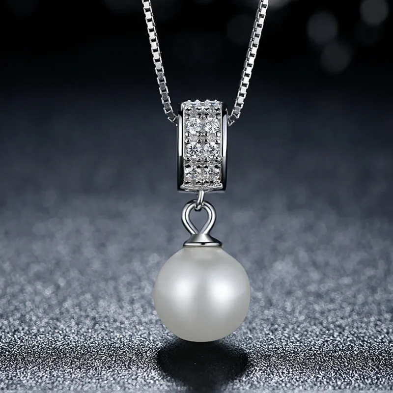(kép) PANDORA típusú gyöngyszem collier nyaklánc - SCN030 - Megtekintés 3