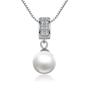 (kép) PANDORA típusú gyöngyszem collier nyaklánc - SCN030