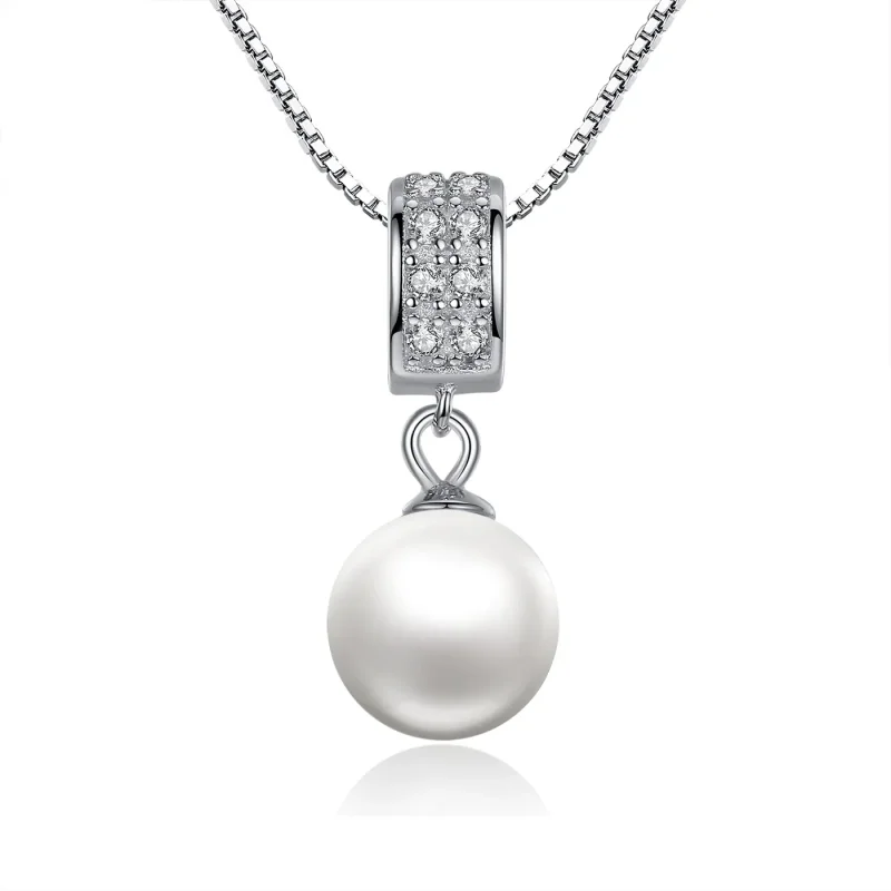 (kép) PANDORA típusú gyöngyszem collier nyaklánc - SCN030